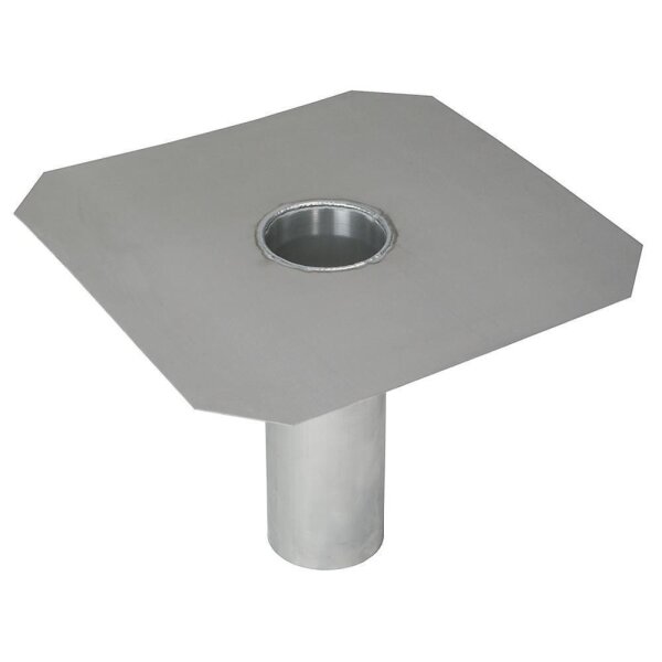 Altvater Ablauf einteilig glatte Klebefläche Länge 300mm 90mm Rohr Edelstahl