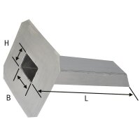 Altvater Wasserspeier glatte Klebefläche Länge...