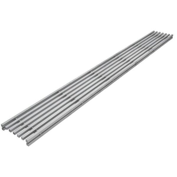 Altvater Rostrinnen Einlaufrost Oberteil Quadratstabrost 393x393mm Edelstahl