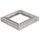 Altvater Aufsteckrahmen für Einlaufrost 500x500x60mm Aluminium