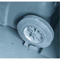 Altvater Dreiermüllbox 240L Knopfverriegelung RAL9006