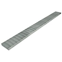 Altvater Bangkirai-Rinne Breite 120mm Oberteil Edelstahl...