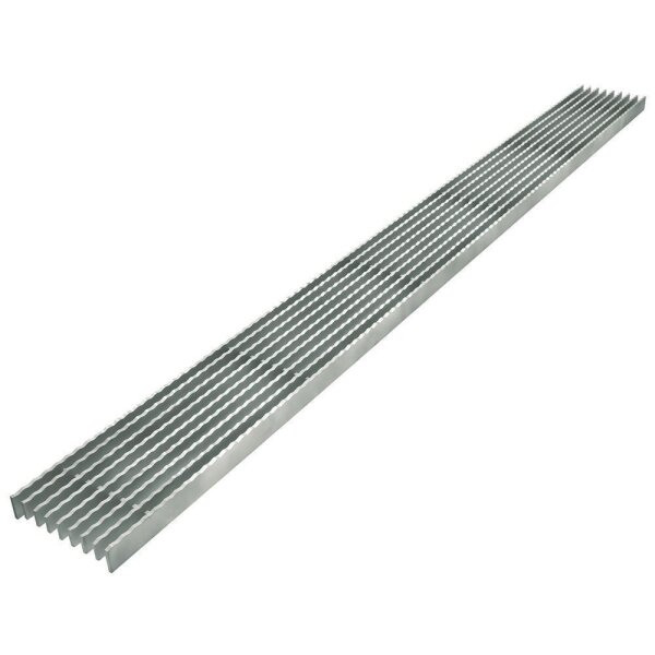 Altvater Rostrinne 120 Oberteil Längsstabrost rutschhemmend Edelstahl Länge 500mm