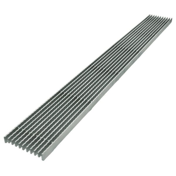 Altvater Drainrinne 150 Oberteil Längsstabrost rutschhemmend Edelstahl Länge 1200mm