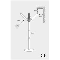 Frico IHPA30W Infrarotstrahler Ständer