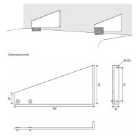 Frico EZMVK Wandmontagekonzole