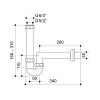 Fränkische profi-air Kondensatsiphon mit Kugel...