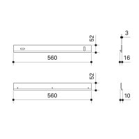 Fränkische profi-air Montageset Wand für 400 touch