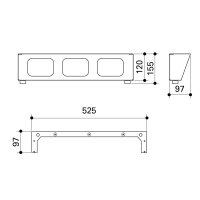Fränkische profi-air Montageset Boden für 250 flex