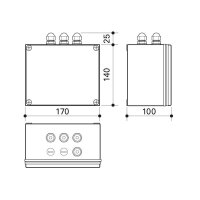 Fränkische profi-air Anschlussbox Elektro für 180 flat / 250 flex