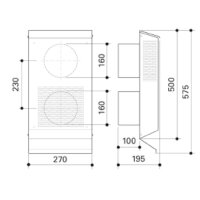 Fränkische profi-air Kombigitter senkrecht DN 160