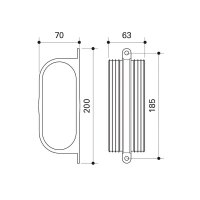 Fränkische profi-air Ovalkanal Verbindungselement...