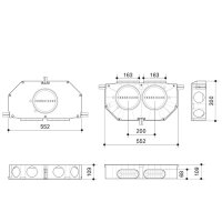 Fränkische profi-air Flachverteiler 6-fach