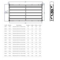Systemair TUNE-AHU 100 918 x 918 Jalosieklappe