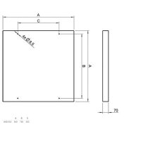 Systemair WSD-MUB 100 Wetterschutzdach