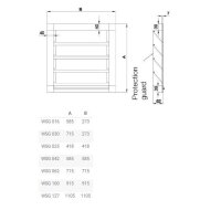 Systemair WSG025 MUB Wetterschutzgitter