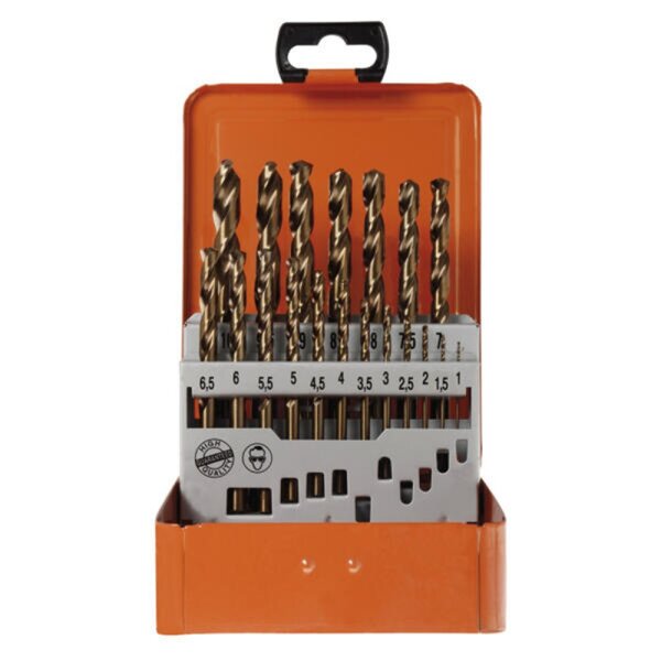 Spiralbohrerset HSS DIN 338 D 1-10mm / 0,5 steigend, 19tlg.