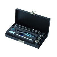 Steckschlüssel-Satz 1/4" 23-tlg. 4-13mm, PH/PZ...