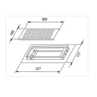 Vallox VBGE-1 Bodengitter passend für Vallox 2521