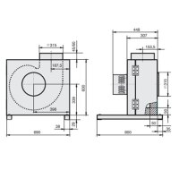 Rosenberg KBAE 315-4 Küchenabluftbox Wechselstrom