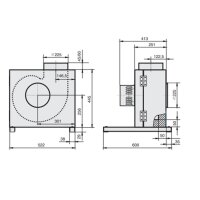 Rosenberg KBAE 225-4 Küchenabluftbox Wechselstrom