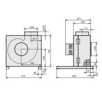 Rosenberg KBAE 200-4 Küchenabluftbox Wechselstrom