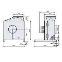 Rosenberg KBAD 450-4 Küchenabluftbox