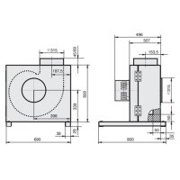 Rosenberg KBAD 315-2 Küchenabluftbox