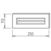 Helios FK-WA 200 AL  Flachkanal- Wandauslaß...