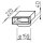 Helios FK-ER 200/160 Flachkanal Endst. 200 × 50mm, 90 Gr., f.Wickelfalzr. DN 165 mm