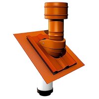 Systemair SDL 200 für 6-60° Set rot Steildachhaube