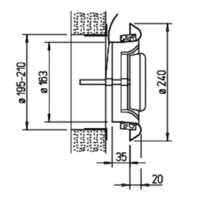 Helios KTV 200, KTVA 200 Kunststoff-Tellerventil für...