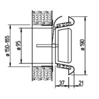 Helios KTV 150/160, KTVA 160 Kunststoff-Tellerventil...