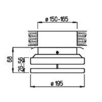 Helios MTVZ 160 Metall-Tellerventil Zuluft