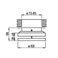 Helios MTVZ 80 Metall-Tellerventil Zuluft
