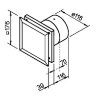 Minilüfter Helios MiniVent M 1/120