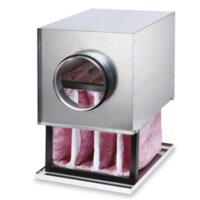 Helios LFBR 100 F7 Luftfilter-Box F7 für Rohr DN 100 mm