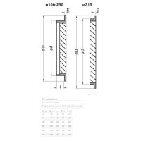 Systemair IGC-LI 125 Ansauggitter