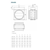 Systemair VKK 315 Verschlussklappe