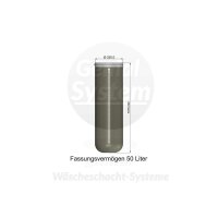 Austrovac Wäscheauffangsack 50 Liter für Rohr 250 Kunststoff und VA