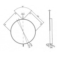 Wäscheabwurf Schachtauflage Stahlblech verzinkt...