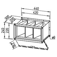 Helios KLF 60/30-35 Coarse 70% Kanal-Luftfilter Coarse...