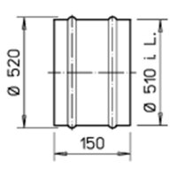 Helios VH 350/355 Verlängerungshülse