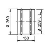 Helios VH 250 Verlängerungshülse