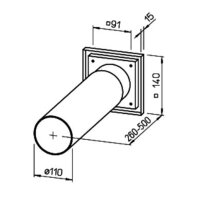 Helios WES 90/100 Wandeinbausatz
