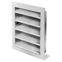 Helios WSG 355  Wetterschutzgitter Aluminium natur eloxiert