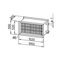 Helios WHR 2/100/50 Warmwasser-Heizregister