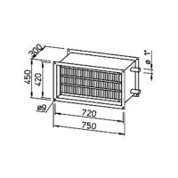 Helios WHR 4/70/40 Warmwasser-Heizreg. f....