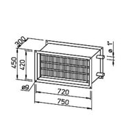 Helios WHR 2/70/40 Warmwasser-Heizreg. f....