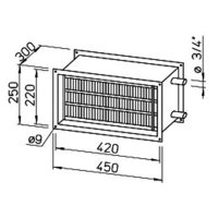 Helios WHR 4/40/20 Warmwasser-Heizreg. f....